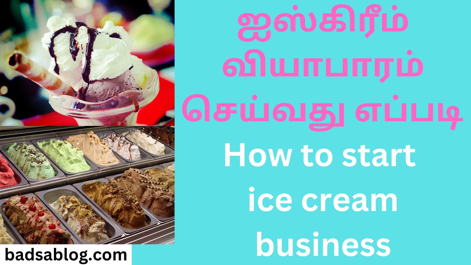 ஐஸ்கிரீம் வியாபாரம் செய்வது எப்படி How to start ice cream business