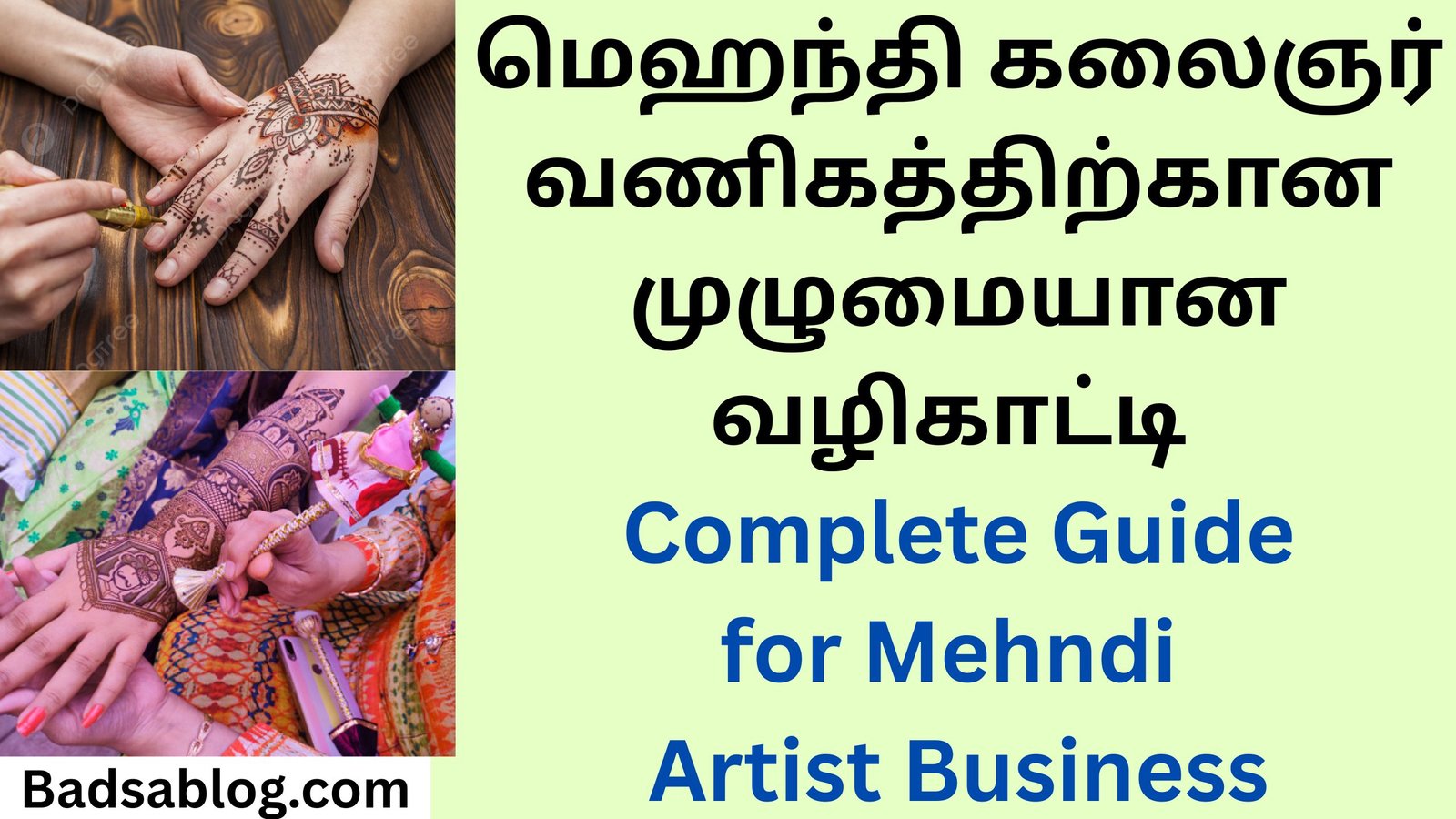 Complete Guide for Mehndi Artist Business